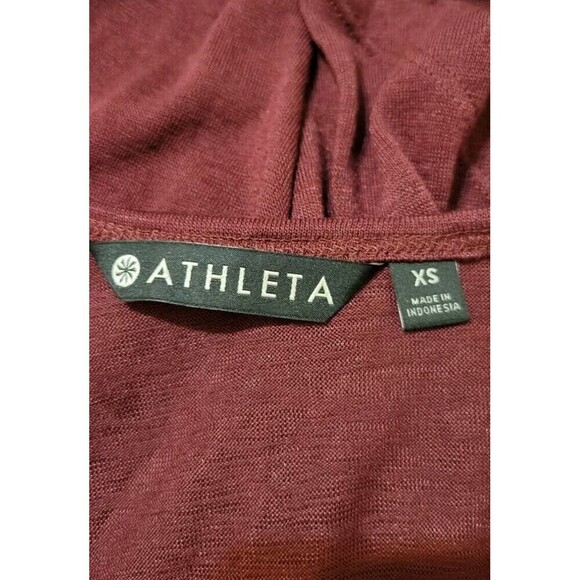 Athleta Breezy High Neck Modal Blend Racerback Tank Top sz XS #B-02 - Picture 5 of 10